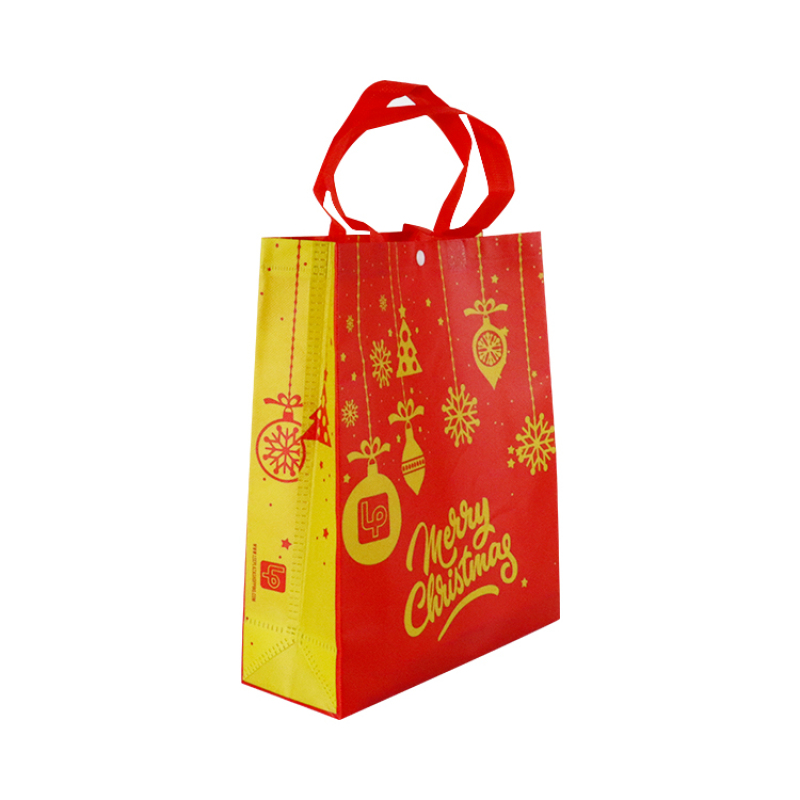 Chengbai all'ingrosso, design natalizio, borsa per la spesa riutilizzabile in tessuto non tessuto laminato PP