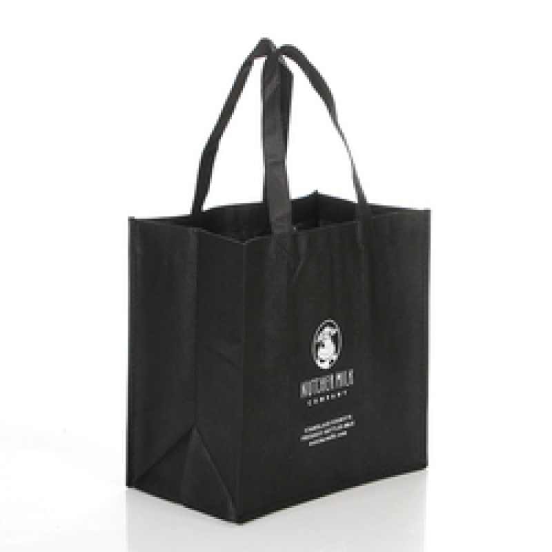 Advertising reusable grocery eco-friendly non woven fabric shopping bag custom logo