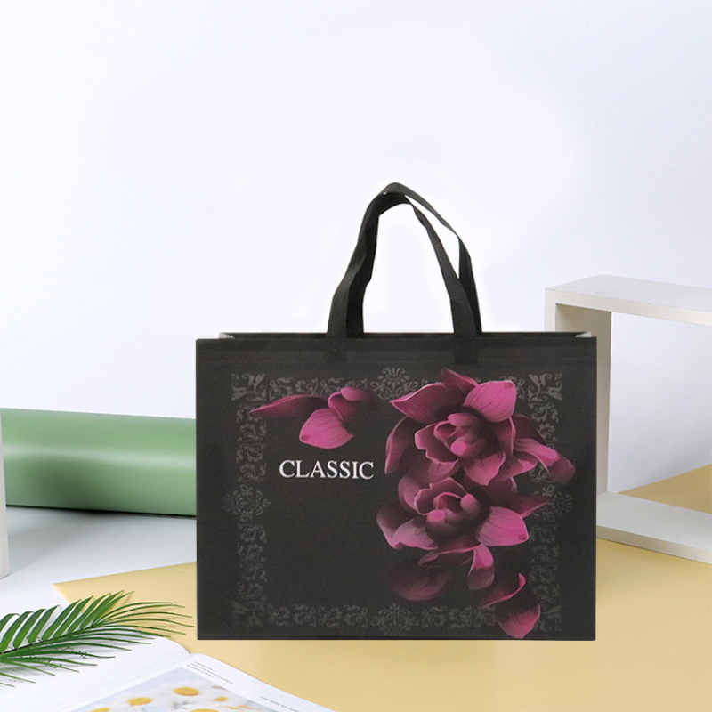 Promotional boutique nonwoven bag custom eco friendly laminated non woven bag Full color printing Reusable Shopping Bag