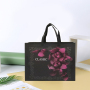 Promotional boutique nonwoven bag custom eco friendly laminated non woven bag Full color printing Reusable Shopping Bag