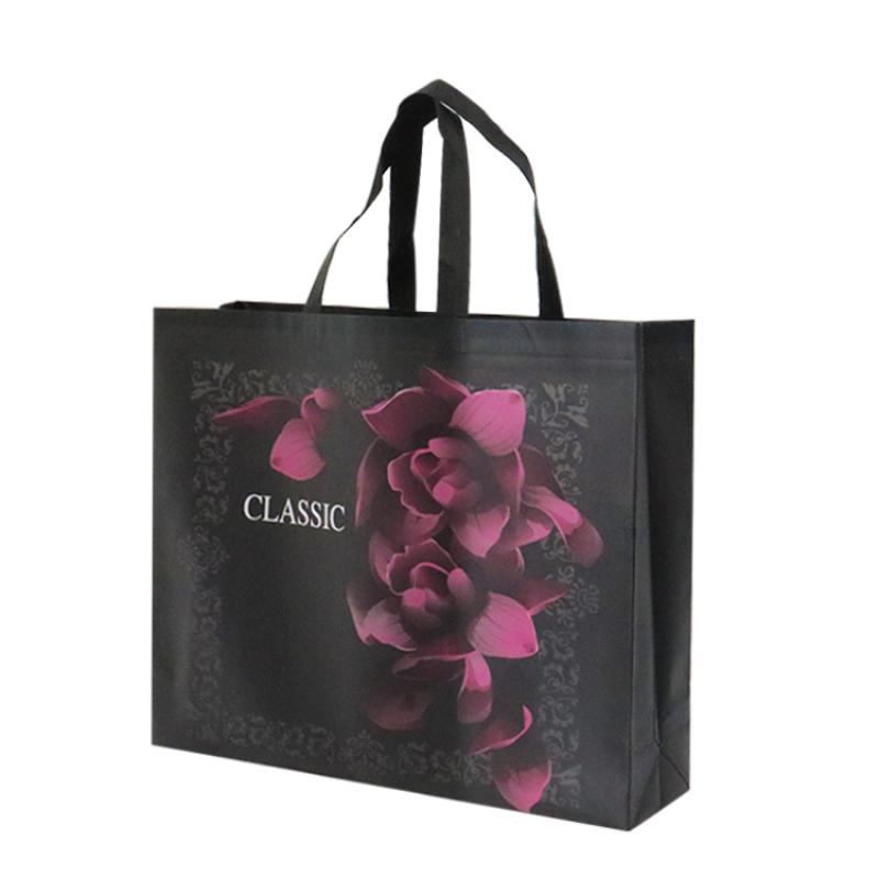 Promotional boutique nonwoven bag custom eco friendly laminated non woven bag Full color printing Reusable Shopping Bag