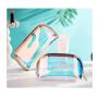 Travel products Travel bag Customized Holographic Cosmetic Pouch Bag Personalized with logo