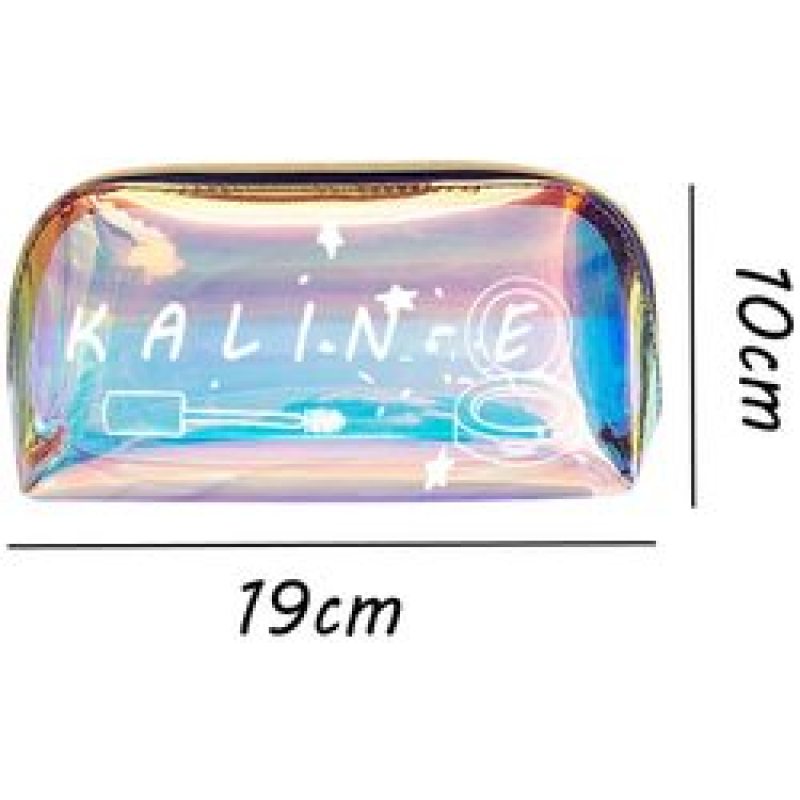 Travel products Travel bag Customized Holographic Cosmetic Pouch Bag Personalized with logo