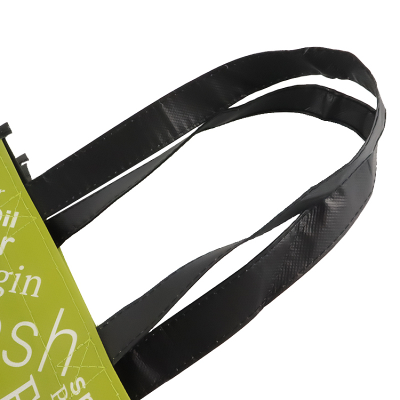 Wholesale Round Corner Custom Logo Printed Style Bag Laminated Shopping Tote Non Woven Bag