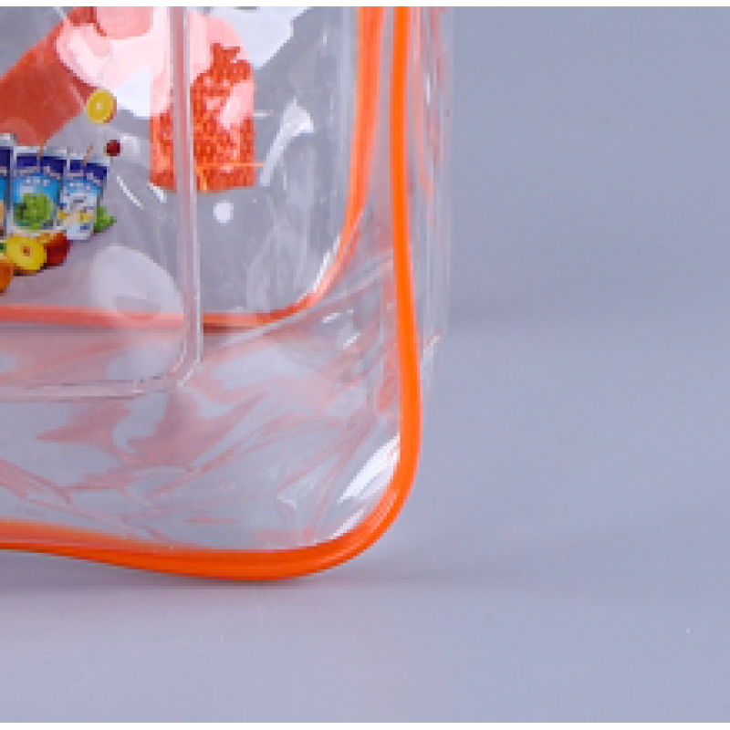 Fashion mini transparent PVC backpack customized safety transparent waterproof durable