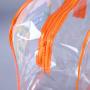 Fashion mini transparent PVC backpack customized safety transparent waterproof durable