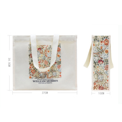 Wholesale high quality 16 oz thicken reusable large cotton canvas shopping tote bag