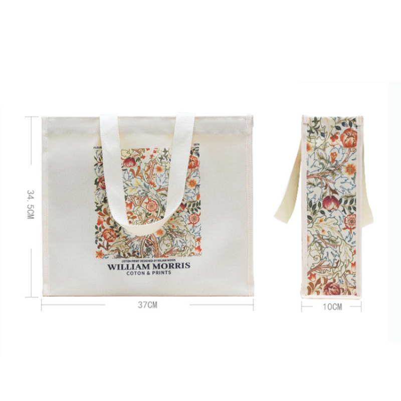 Wholesale high quality 16 oz thicken reusable large cotton canvas shopping tote bag