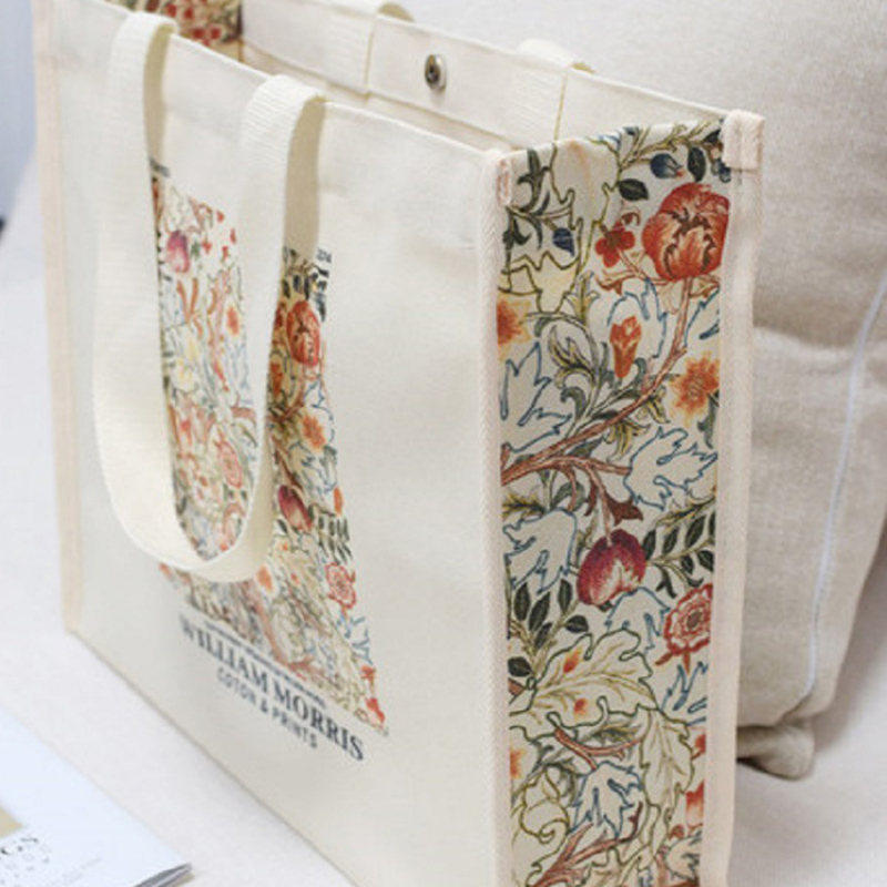 Wholesale high quality 16 oz thicken reusable large cotton canvas shopping tote bag