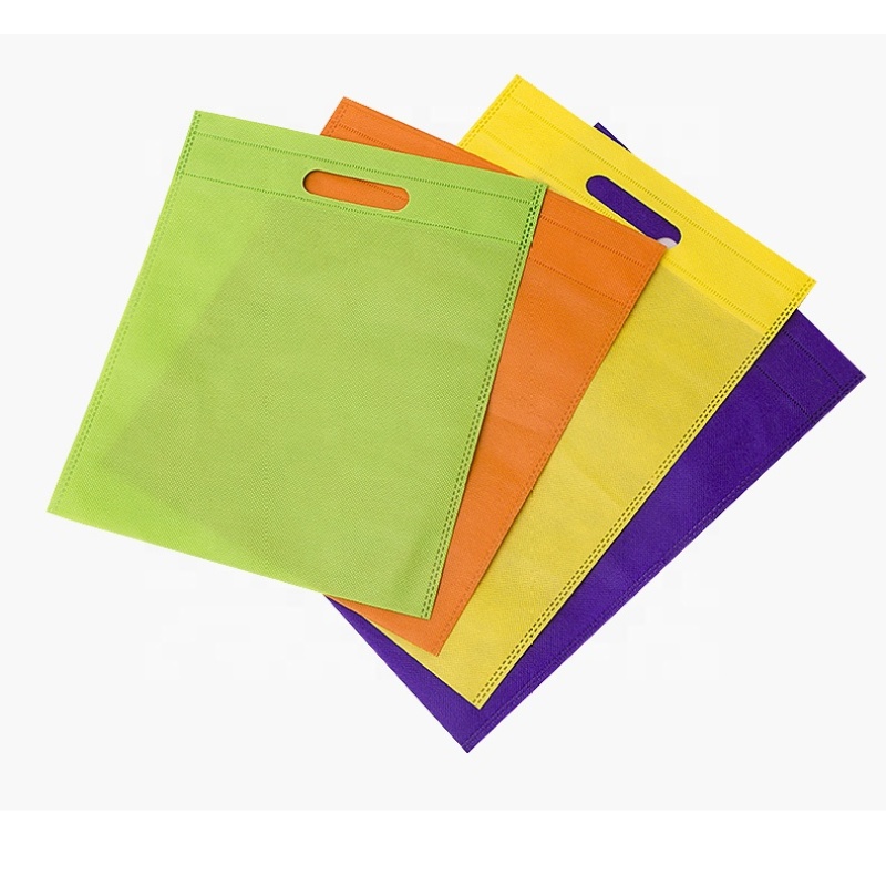 Chengbai  professional colorful non woven bag with custom printed logo D-cut  eco-friendly  non woven  bag