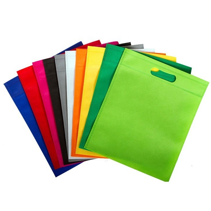 Chengbai  professional colorful non woven bag with custom printed logo D-cut  eco-friendly  non woven  bag