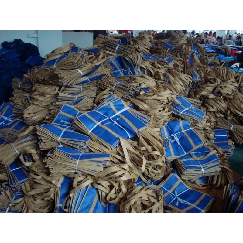 2020 Cheng bai custom logo printing long strong handle pp non woven shopping bag