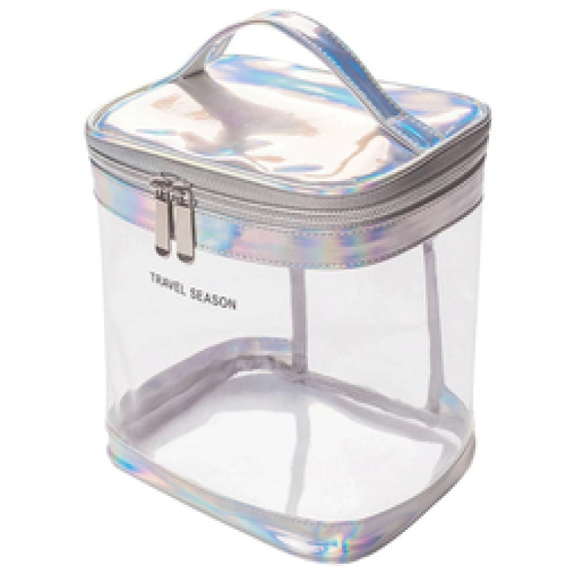 Various Specifications China Factory Price  Transparent Clear PVC  Cosmetic Bag with Zipper Travel Organizer Makeup Bag