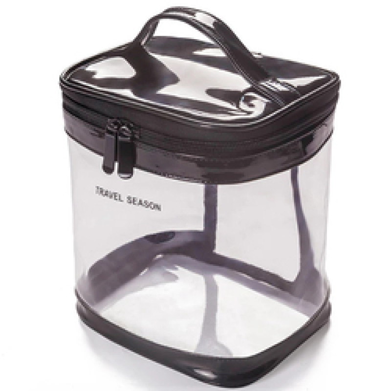 Various Specifications China Factory Price  Transparent Clear PVC  Cosmetic Bag with Zipper Travel Organizer Makeup Bag
