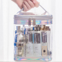 Various Specifications China Factory Price  Transparent Clear PVC  Cosmetic Bag with Zipper Travel Organizer Makeup Bag