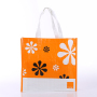 Custom Printed ECO Friendly Recycle PP Fabric woven Shopping Carry Reusable Grocery Tote Bags with logo