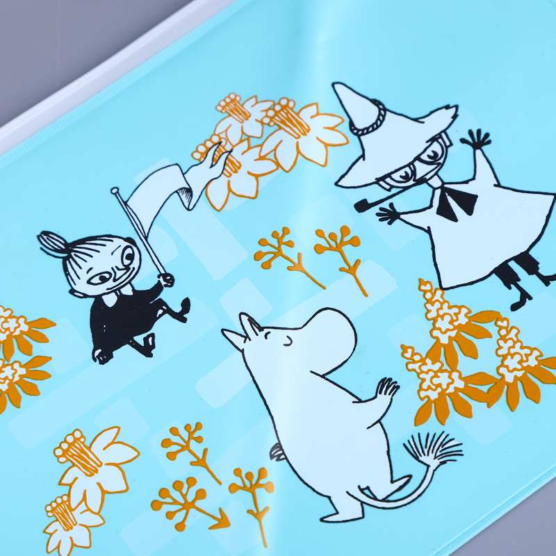 Custom PVC cute stationery bag cartoon waterproof storage large capacity stationery bag with zipper