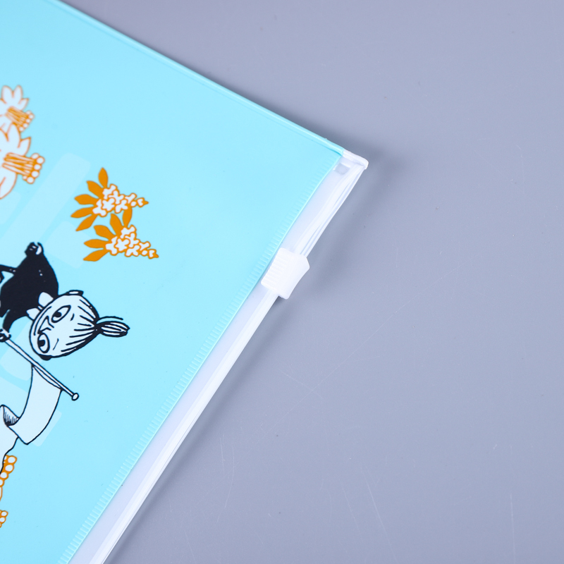 Custom PVC cute stationery bag cartoon waterproof storage large capacity stationery bag with zipper