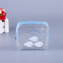 Hot selling custom PVC three-dimensional zipper bag cartoon stationery bag storage bag