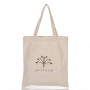 Promotional reusable organic custom canvas cotton shopping bags with logo