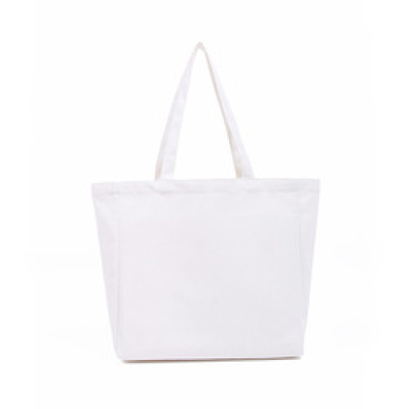 Promotional eco friendly recycled cotton canvas tote shopping bags with custom printed logo