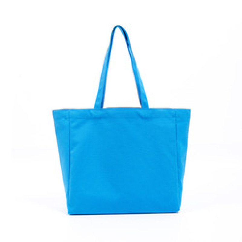 Promotional eco friendly recycled cotton canvas tote shopping bags with custom printed logo