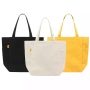Promotional eco friendly recycled cotton canvas tote shopping bags with custom printed logo