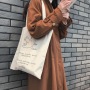 Eco Friendly Custom Logo Printed Shoulder Bag Plain Cotton Canvas Shopping Tote Bag