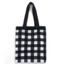 New Arrival INS Winter Vintage Lady Knitted Bohemian Shoulder Bag Woolen Women's Reusable Shopping Tote Bag