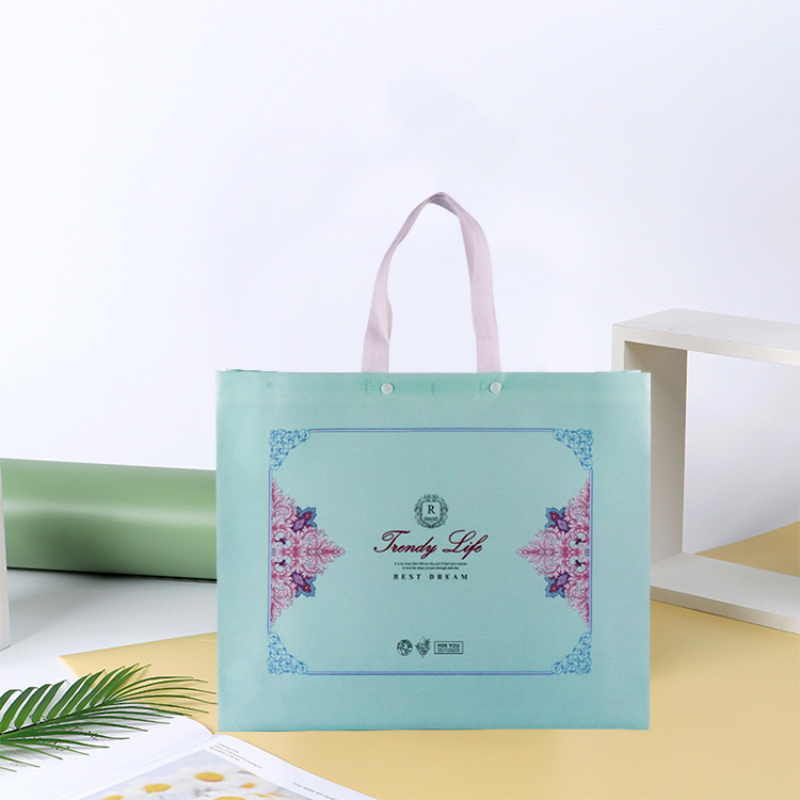 China Factory Promotional Logo Printed Laminated Custom Shopping PP Non Woven Tote Bag
