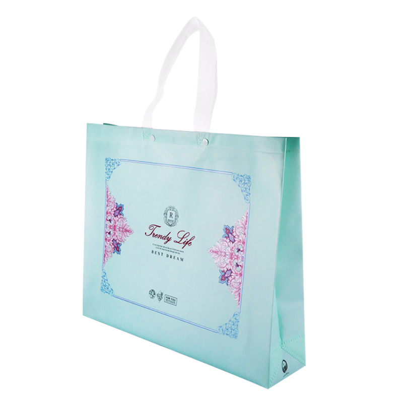 China Factory Promotional Logo Printed Laminated Custom Shopping PP Non Woven Tote Bag