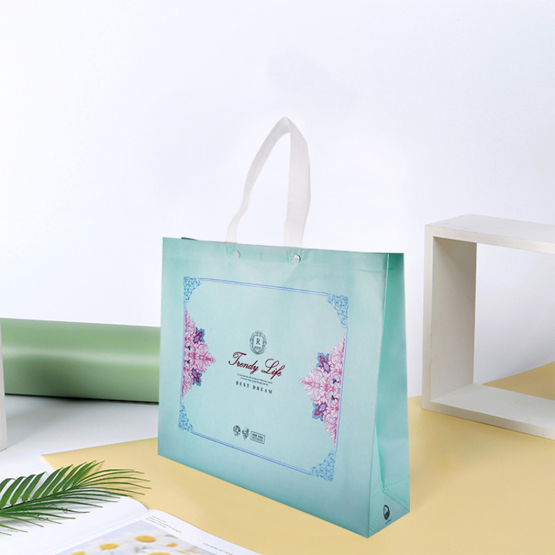 China Factory Promotional Logo Printed Laminated Custom Shopping PP Non Woven Tote Bag