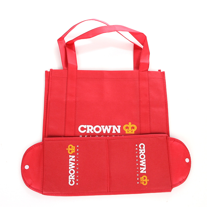 eco friendly reusable shopping rpet grocery foldable non woven bag with logo