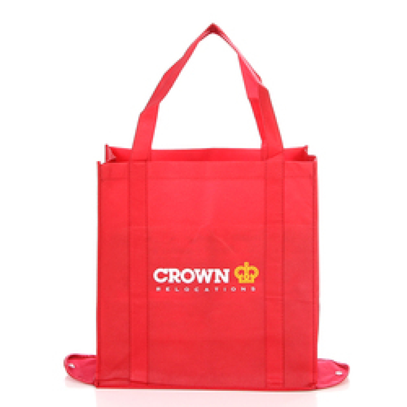 eco friendly reusable shopping rpet grocery foldable non woven bag with logo
