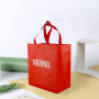 Custom Design Cheap Recycled foil laminated Non Woven Bag Folding Reusable Non-woven Shopping Bag