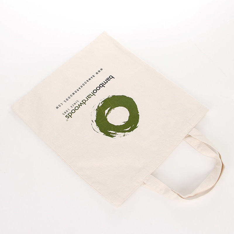 Low MOQ Eco-friendly Reusable Cotton Canvas Shopping Tote Bags with Custom Logo Printed