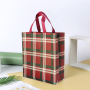 Promotional eco friendly reusable custom pp laminated non woven shopping tote bag