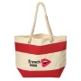direct factory price  wholesale promotional custom natural  cotton canvas tote bag with rope handle