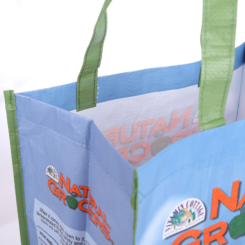 Wholesale Cheap Non Woven Tote Bags  Promotion Customized PP Webbing  Non woven Lamination Shopping Bag