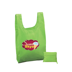 Nylon  Reusable Grocery Bags Nylon Portable Folding Shopping Tote Bag