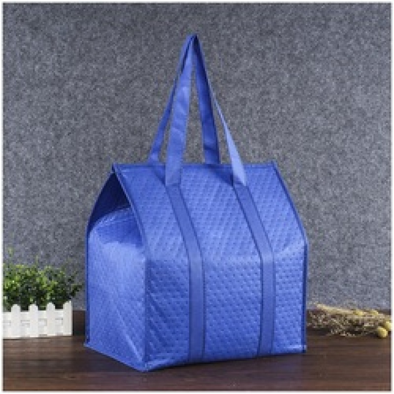 Wholesale cheap custom logo non woven insulated cooler bag for food delivery