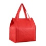 Wholesale cheap custom logo non woven insulated cooler bag for food delivery