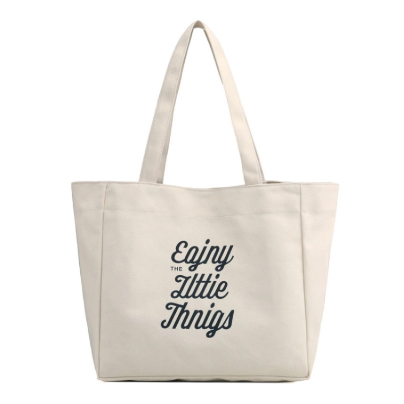 wholesale low price  Custom logo print fashion high quality  heavy duty canvas cotton shopping tote  bag canvas handbag