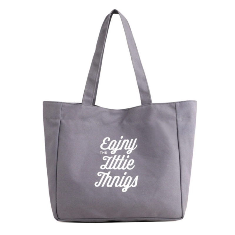 wholesale low price  Custom logo print fashion high quality  heavy duty canvas cotton shopping tote  bag canvas handbag