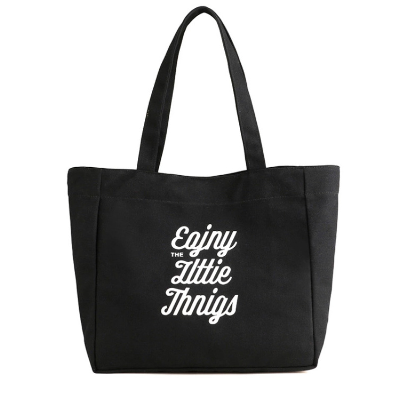 wholesale low price  Custom logo print fashion high quality  heavy duty canvas cotton shopping tote  bag canvas handbag