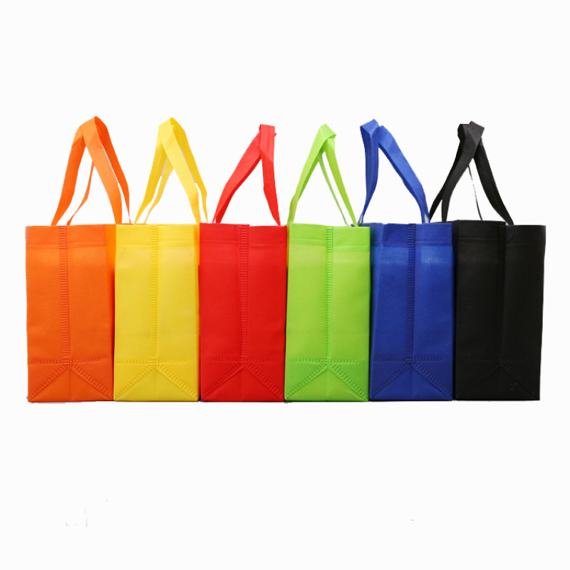 Free Sample Custom Logo Eco Printed Recyclable shopping Bag Shopping Fold Tote PP Laminated Non Woven Bag