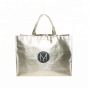 portable advertising carry bag non woven fabric bags Metallic Foil Laminated shopping bags