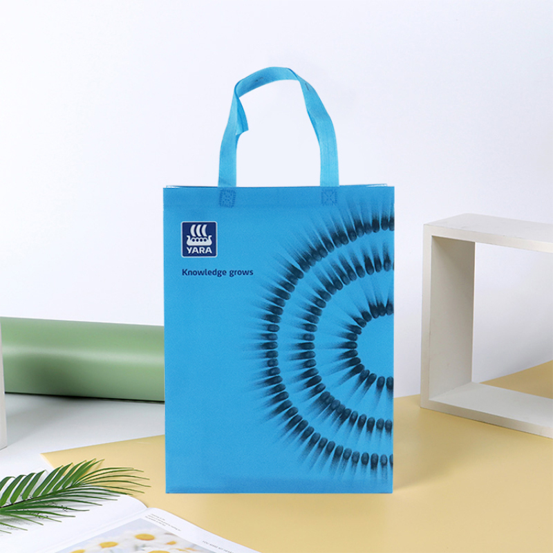 Advertising eco friendly reusable custom printing pp laminated non woven shopping bags