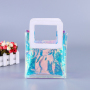 Hot Sale Fashion Custom Holographic Color Clear PVC Shopping Tote Bag