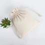 wholesale cotton pouch plain recycled custom small drawstring cotton canvas bag
